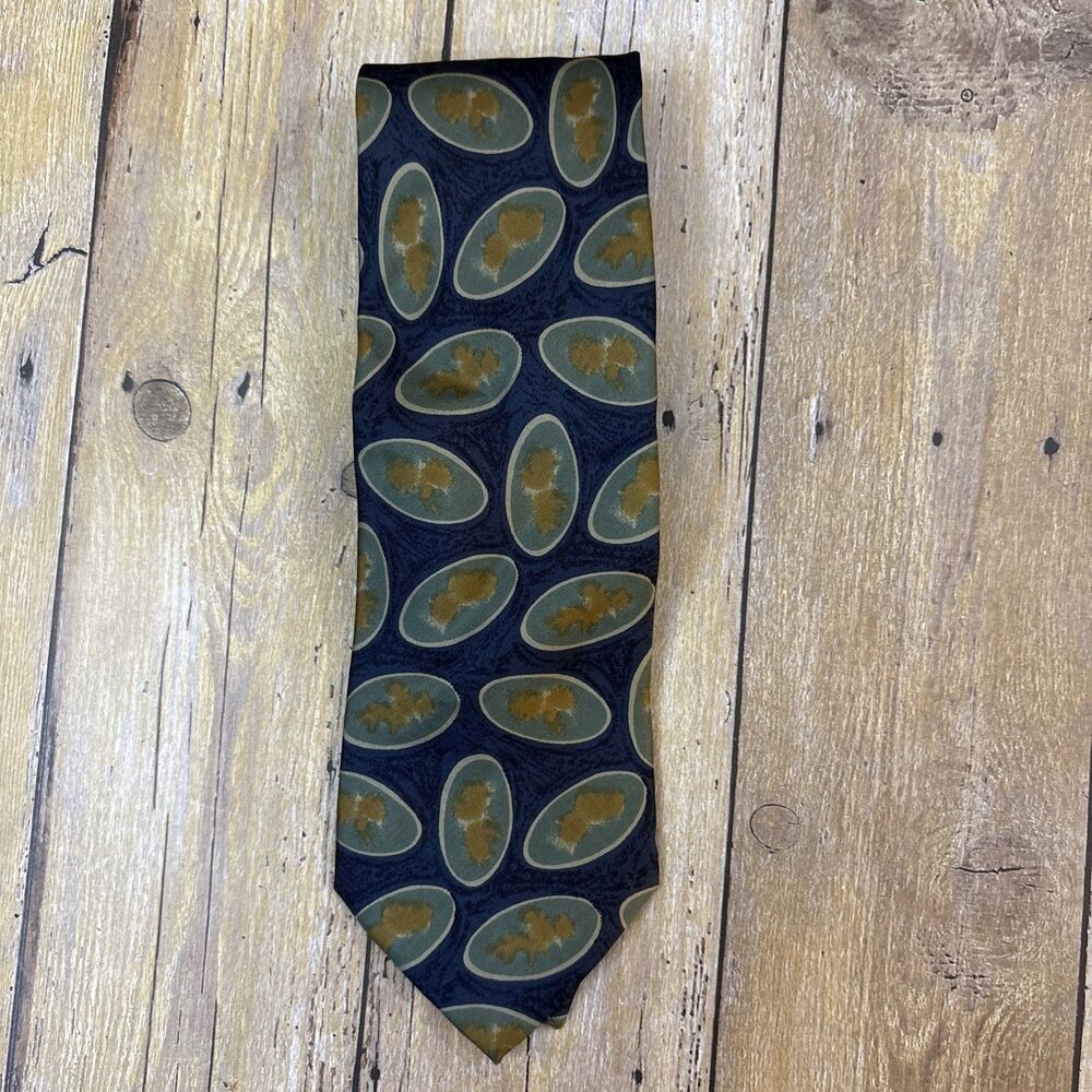 Fendi Cravatte Silk Tie Vintage Made In Italy